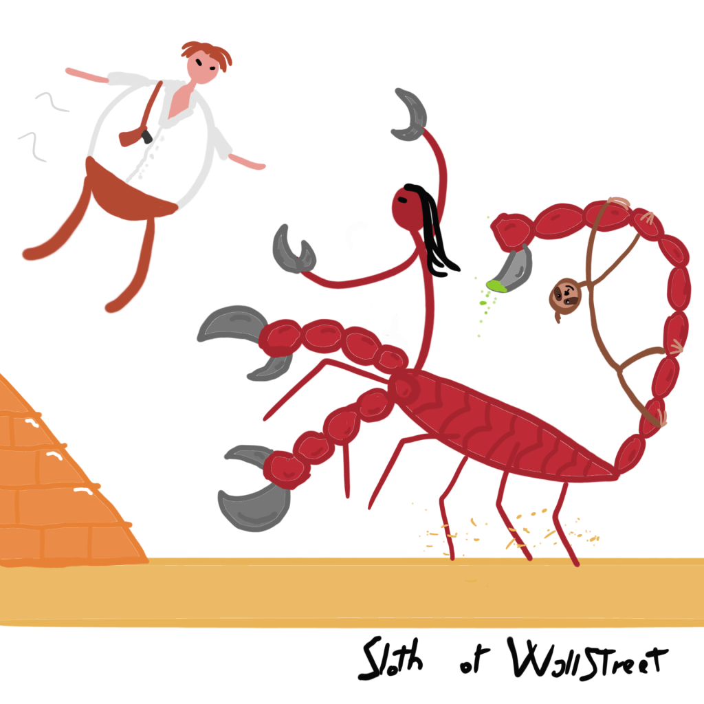 stickmen world stickman sloth of wallstreet nft fanart mummy the whale brendan fraser