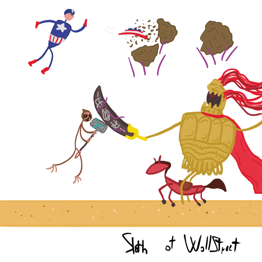 stickmen world stickman sloth of wallstreet nft fanart elden ring avengers captain america kang radahn