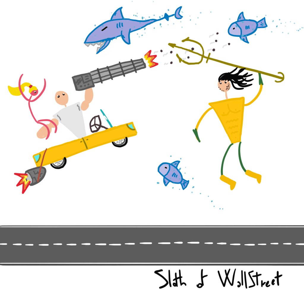 stickmen world stickman sloth of wallstreet nft fanart fast and furious x aquaman toretto vin diesel