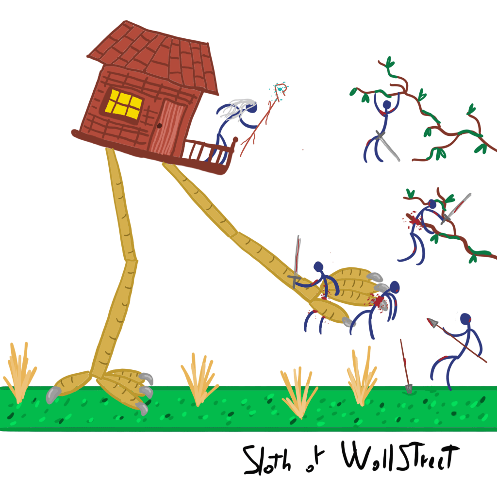 stickmen world stickman sloth of wallstreet nft fanart warhammer 3 total war baba yaga