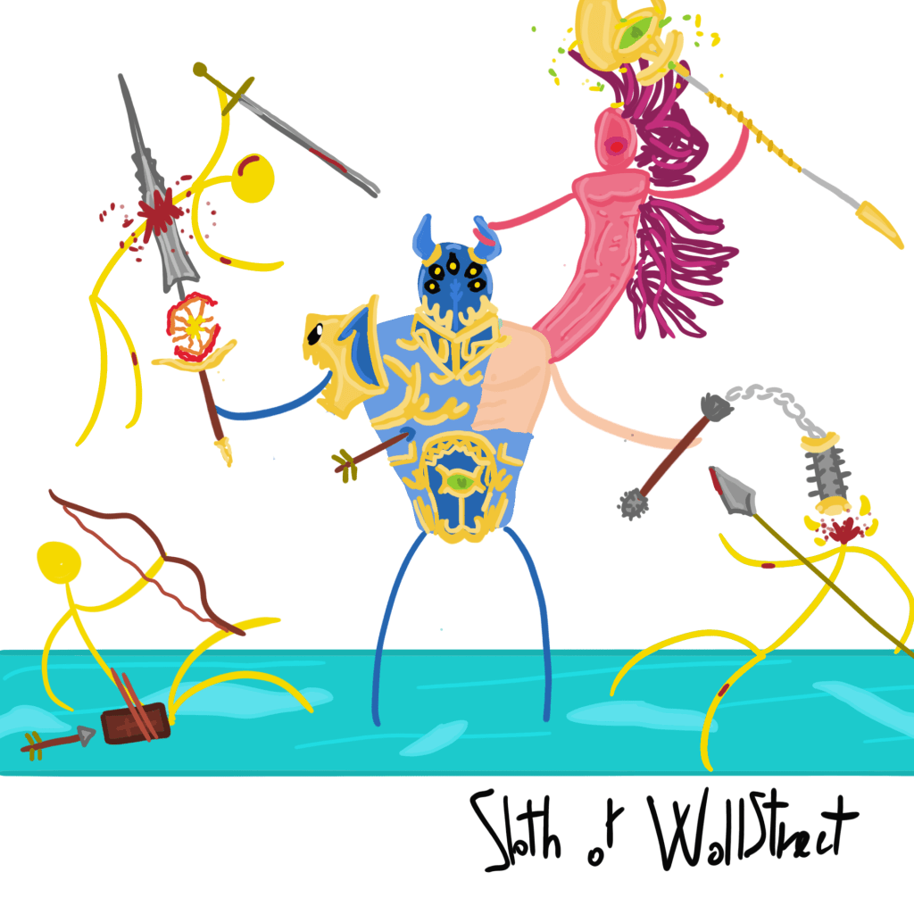 stickmen world stickman sloth of wallstreet nft fanart total war warhammer 3 vilitch the curseling