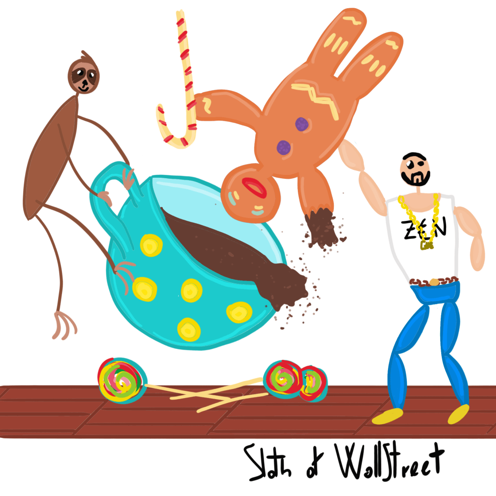 stickmen world stickman sloth of wallstreet nft fanart cookies cream gue pequeno zenzy