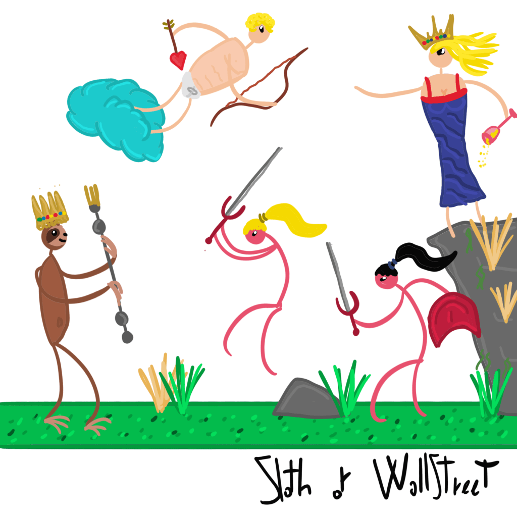 stickmen world stickman sloth of wallstreet nft fanart ava max queens kings