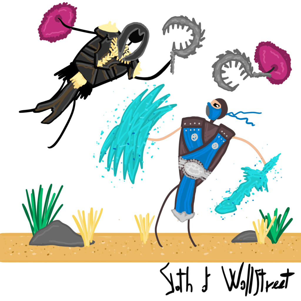 stickmen world stickman sloth of wallstreet nft fanart mortal kombat noob saibot sub zero
