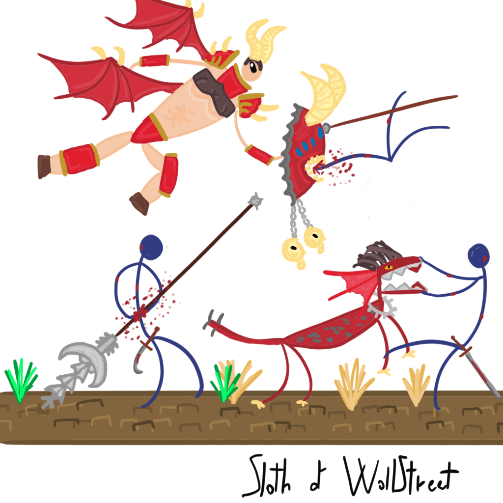 stickmen world stickman sloth of wallstreet nft fanart total war warhammer 3 valkia bloody champions chaos