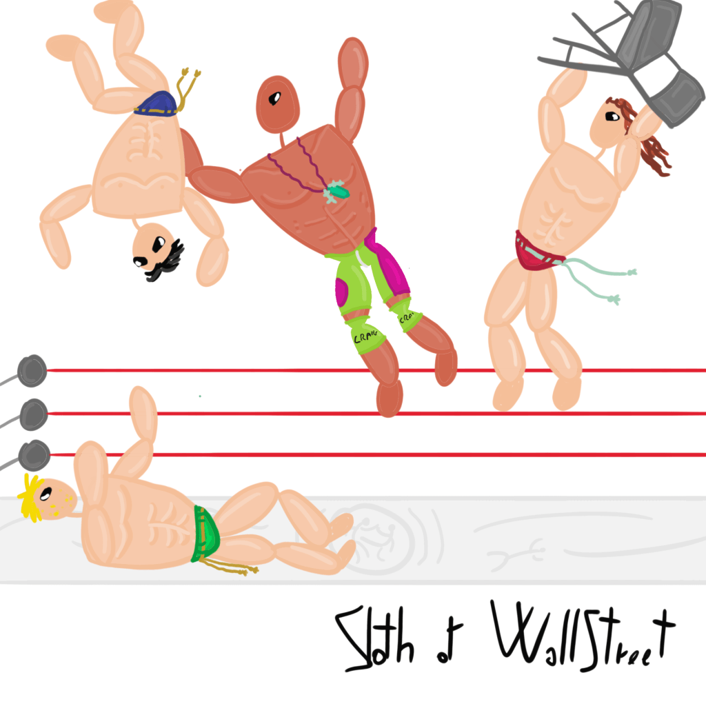 stickmen world stickman sloth of wallstreet nft fanart tekken marduk craig wrestling