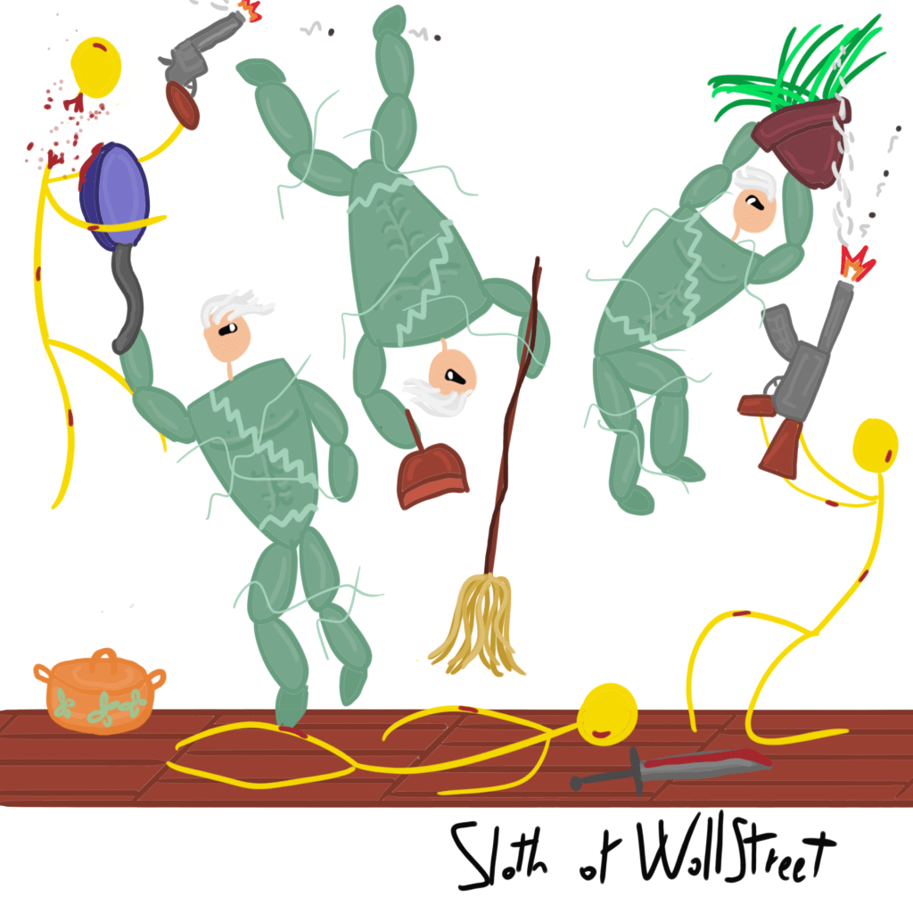 stickmen world stickman sloth of wallstreet nft fanart marvel mcu quicksilver