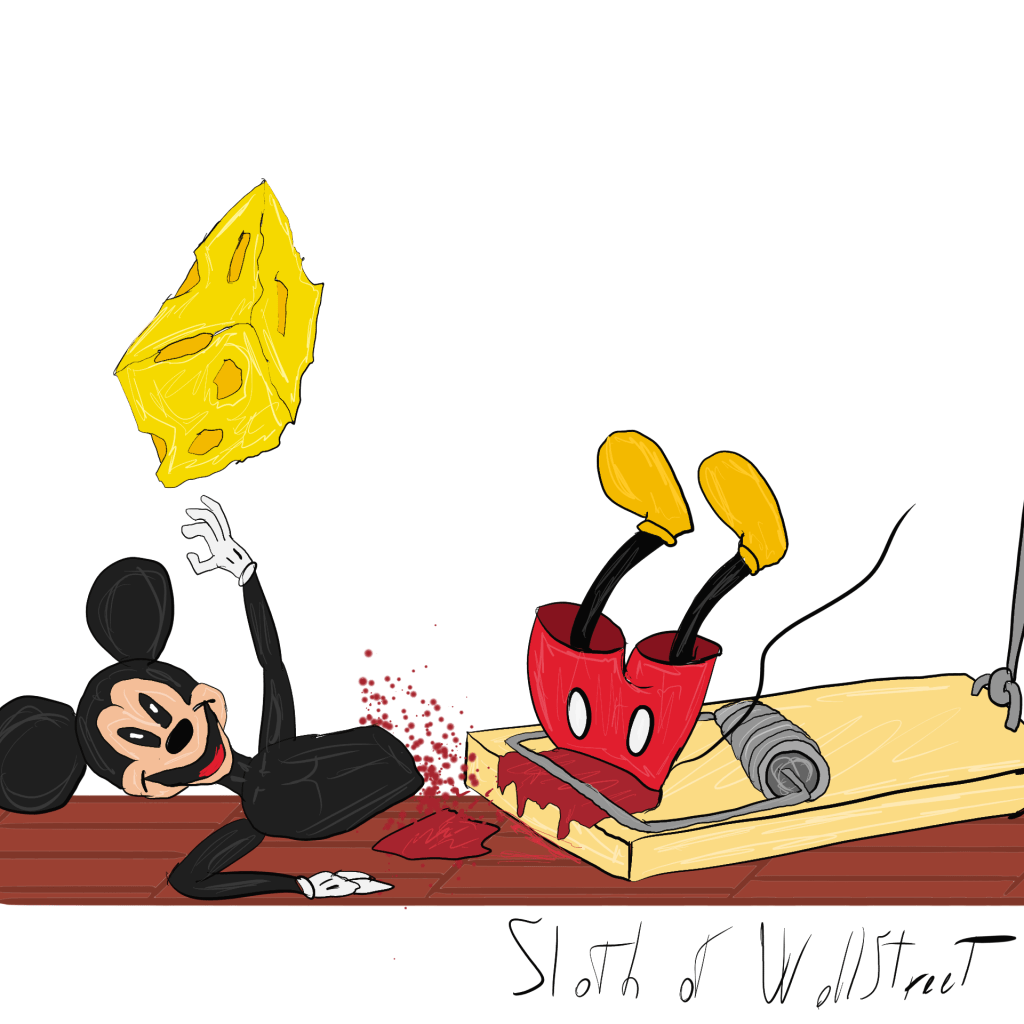mickey mouse cheese Stickman stickmen world sloth of wallstreet nft fanart digitalart meme