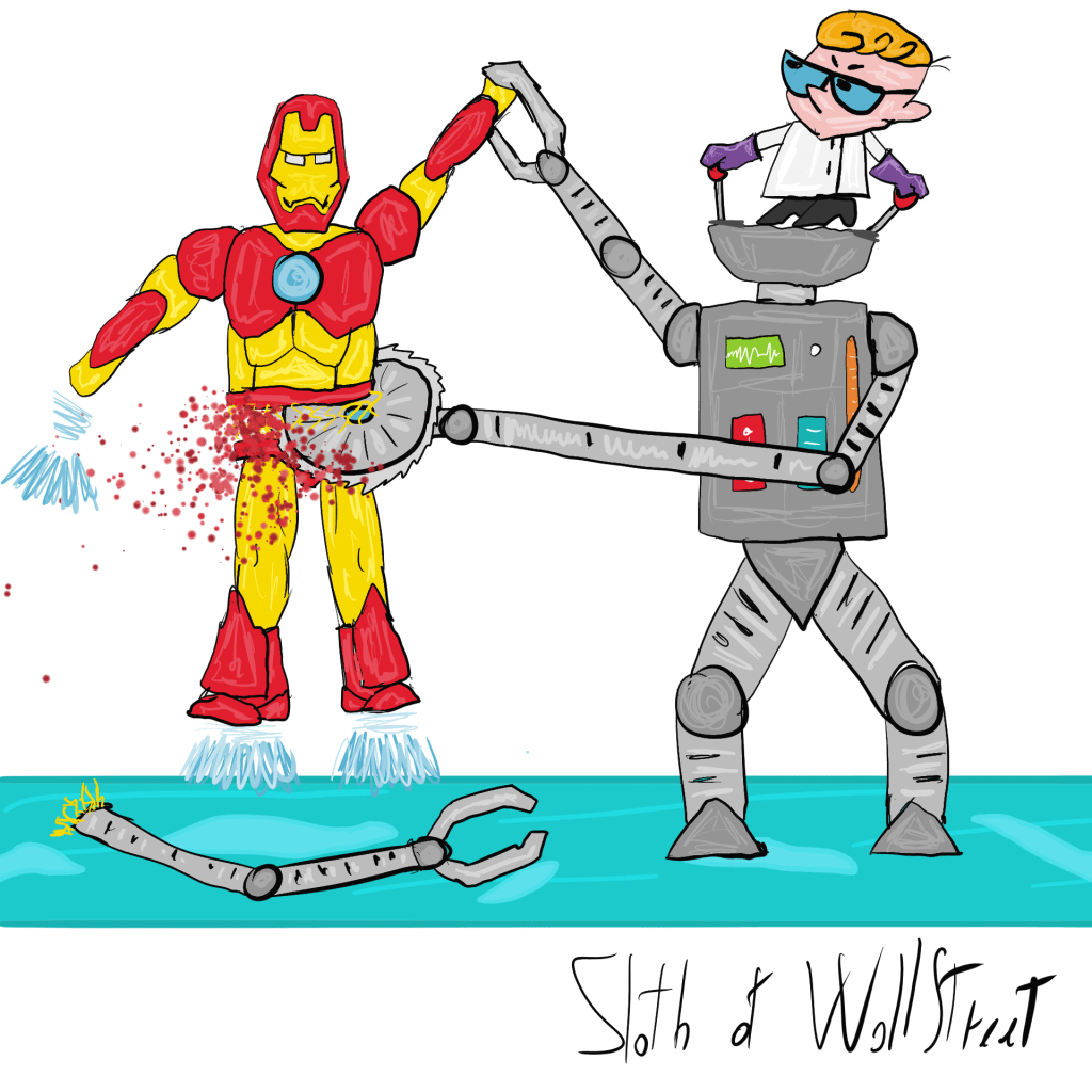 Stick man men world sloth wallstreet nft fanart digitalart meme dexter iron man robot marvel